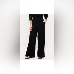 Old Navy Women's Playa Wide Leg Black Pants
